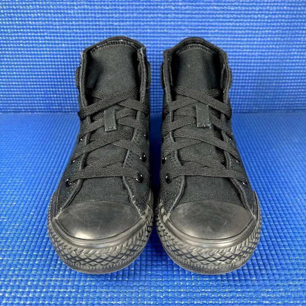 🔴 CONVERSE ALL STAR CHUCK TAYLOR Kids-Boys Size 13 Black Hi-Top Shoes 3S121